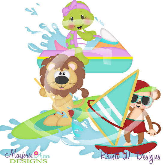 Making Waves SVG Cutting Files + Clipart - Click Image to Close